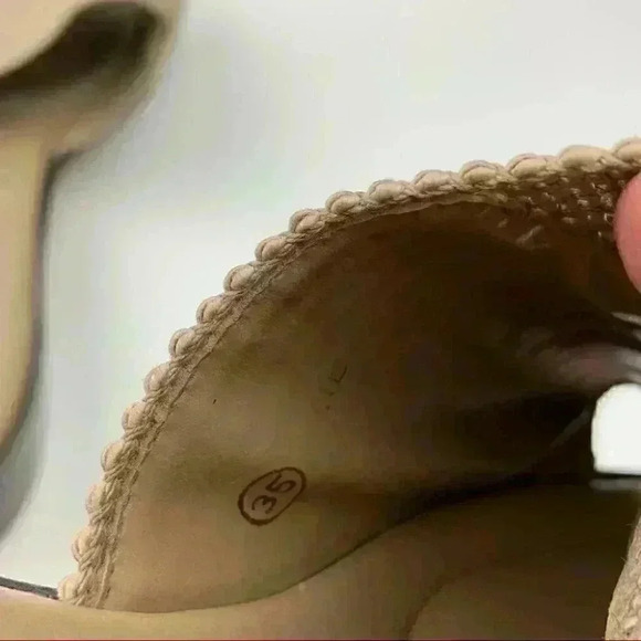 Talbots womens sandals 11 taupe 80s 90s vintage square toe slides coastal granny - Picture 12 of 13